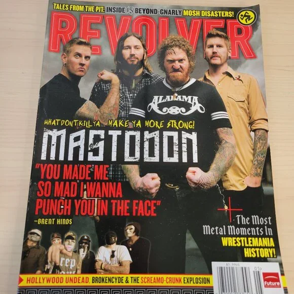 REVOLVER Magazine #80 May 2009 MASTODON Static-X Wrestlemania Hollywood Undead - Picture 1 of 7